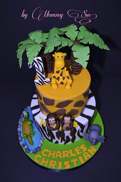 Safari Themed Cake - Cake by Mommy Sue