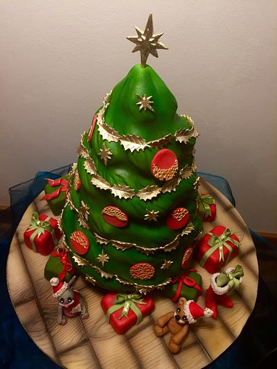 christmas cake - Cake by Andrea