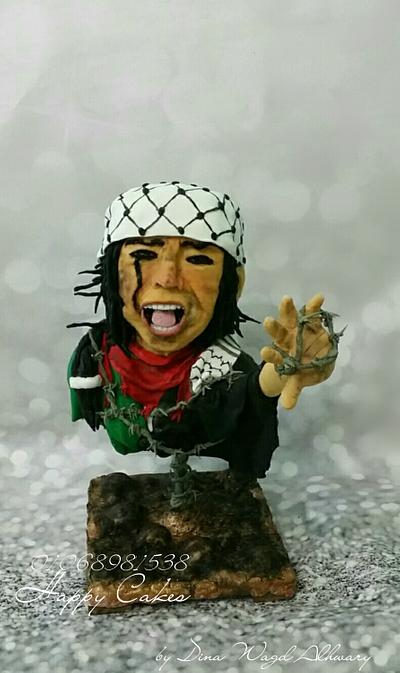 Palestine in the heart collaboration - Cake by Dina Wagd Alhwary