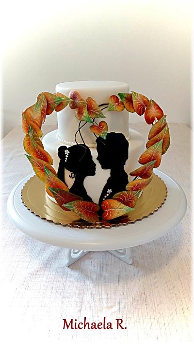 Autumn wedding cake - Cake by Mischell