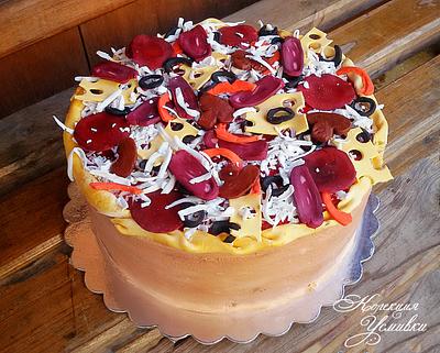 Pizza cake - Cake by My smiling collection