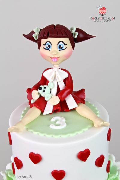 Girl topper - Cake by RED POLKA DOT DESIGNS (was GMSSC)