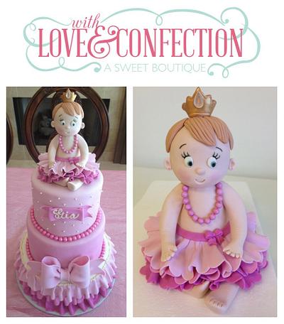 Baby Princess - Cake by Veronica Arthur | The Butterfly Bakeress 