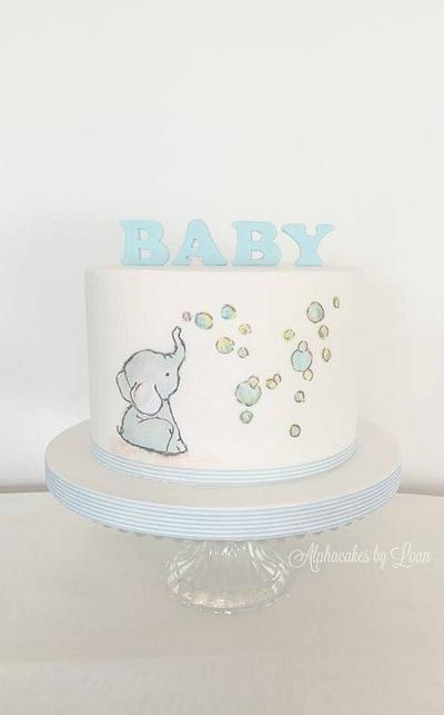 Baby shower cake - Cake by AlphacakesbyLoan 