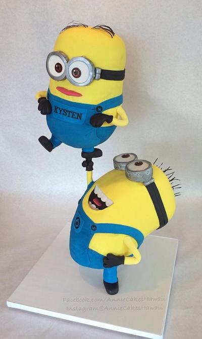 Silly Minions - Cake by Annie Cakes
