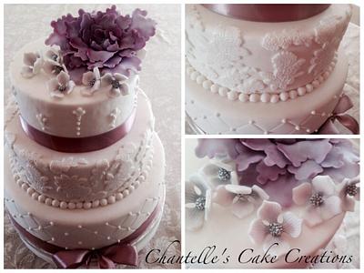 Elegant white - Cake by Chantelle's Cake Creations