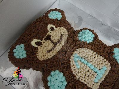 Happy Teddy - Cake by Simmz