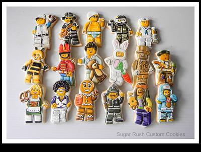 Lego Minifigure Cookies - Cake by Kim Coleman (Sugar Rush Custom Cookies)