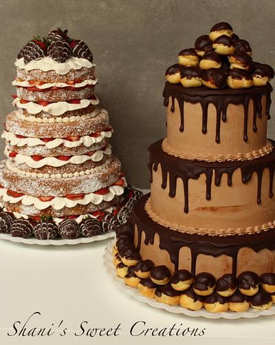 Strawberry Shortcake and Cream Puff Cake - Cake by Shani's Sweet Creations