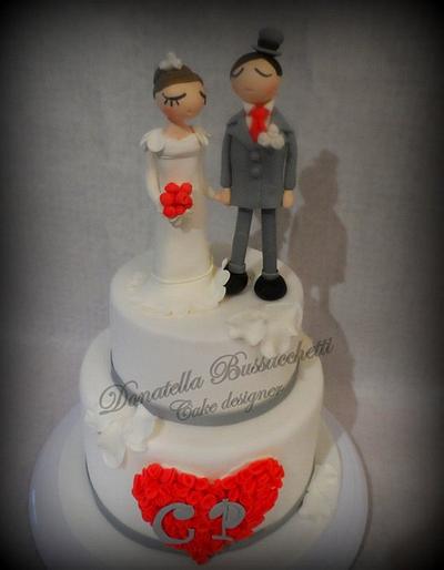 wedding - Cake by Donatella Bussacchetti