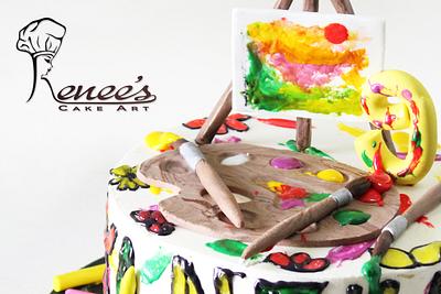 Artist Cake - Cake by purbaja