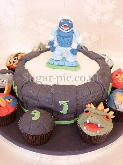 Skylanders Cake board - Cake by Sugar-pie