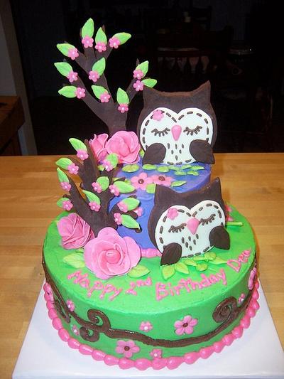 Dea's Owl Cake - Cake by Bonni