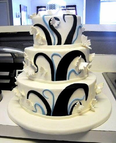 Butterfly Wedding Cake - Cake by CakeDreams