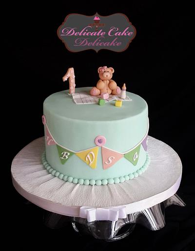 Teddy Bear baby cake - Cake by Yomna Elazawy