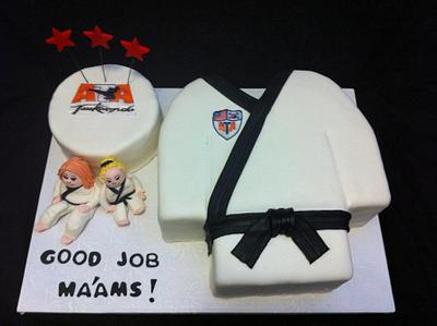 Taekwondo Cake! - Cake by Tali