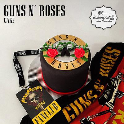 Torta Guns N´ Roses Cake - Cake by Dulcepastel.com