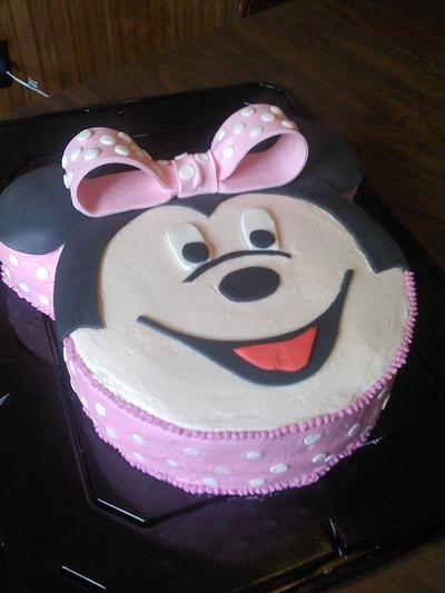 Minnie Mouse Cake - Cake by Heather
