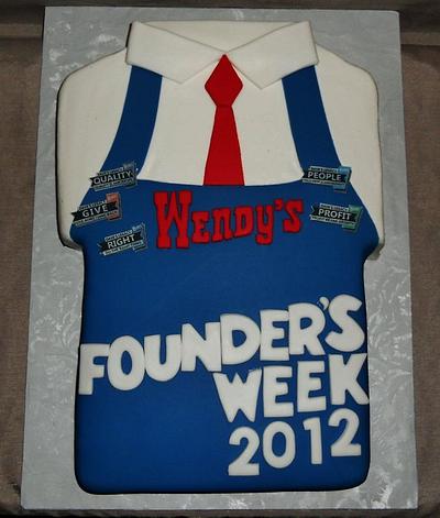 Wendy's Founders Week Celebration - Cake by Pamela Sampson Cakes