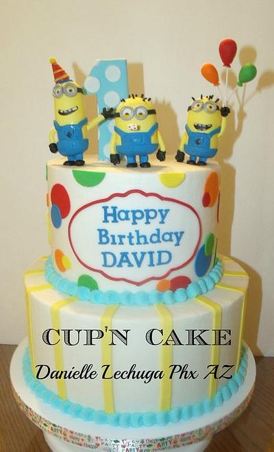 Despicable me minions birthday cake - Cake by Danielle Lechuga