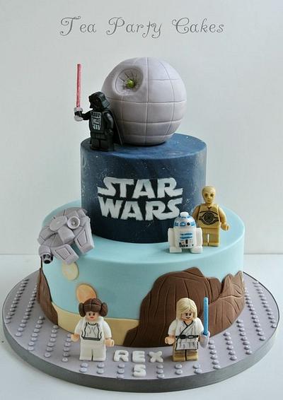Star Wars Lego Cake - Cake by Tea Party Cakes