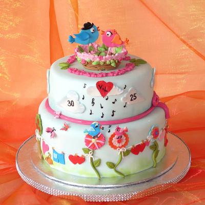 Love for two - Cake by Eva Kralova