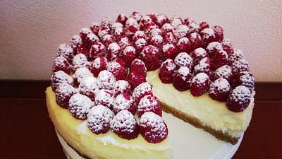 Cheesecake with raspberry - Cake by AVANI
