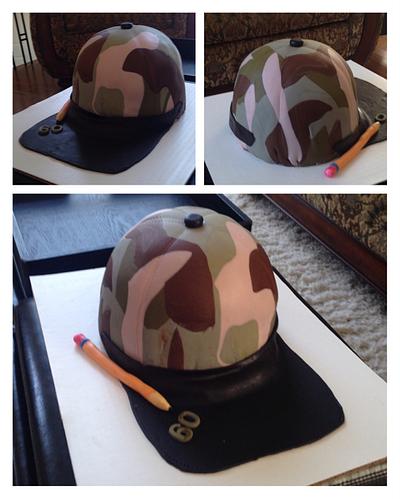 Camo Baseball Cap - Cake by Daria