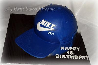 Nike Hat Cake - Cake by My Cake Sweet Dreams