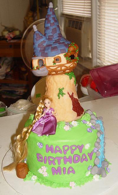 Tangled (Disney movie)Birthday Cake  - Cake by Jeana Byrd