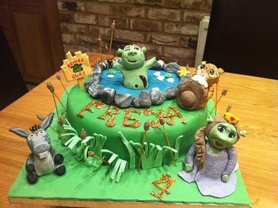 Shrek Cake - Cake by Sarah Al-Masrey