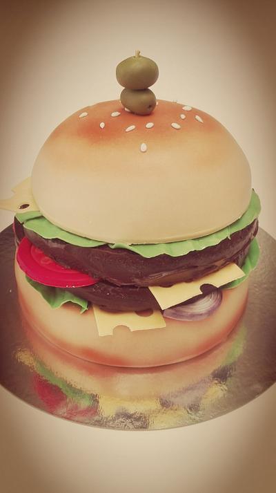 Hamburger cake - Cake by Koekjevaneigendeeg