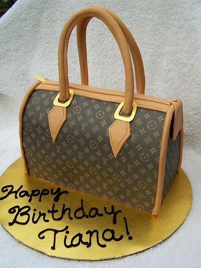 Louis Vuitton Handbag Cake - Cake by Kristi