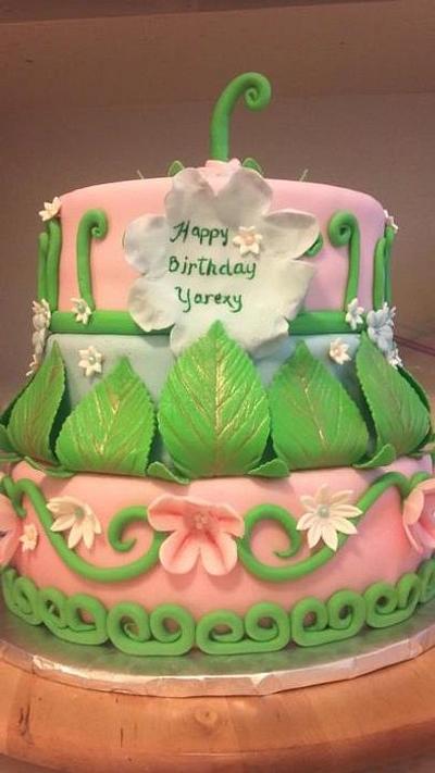 Fairy themed - Cake by GABRIELA AGUILAR