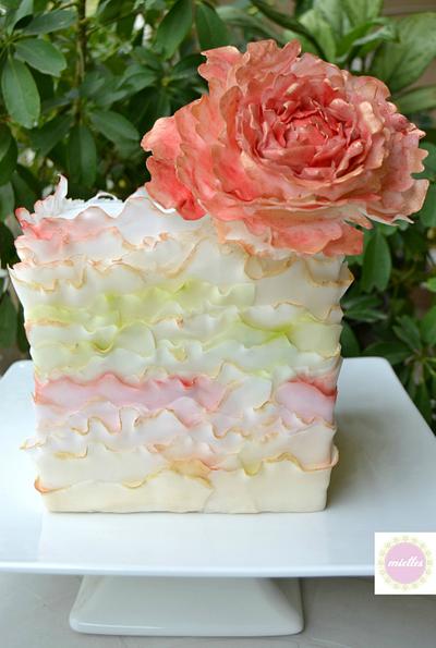 SUPER CAKE MOMS collaboration - Peony - Cake by miettes