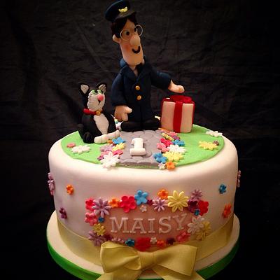 Postman Pat Cake - Cake by Caron Eveleigh