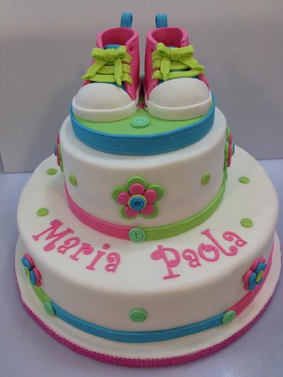 Shoes and colors. - Cake by Chicca D'Errico