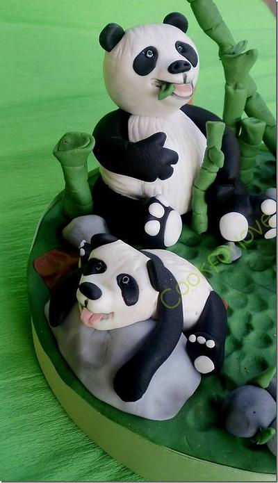 Panda.. Love - Cake by Cookforlove