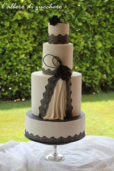 A wedding competition - Cake by L'albero di zucchero
