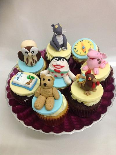 Playschool cupcakes (my 5 minutes, lol) - Cake by Kathy Cope