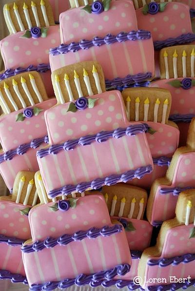 Birthday Cake Cookies! - Cake by Loren Ebert