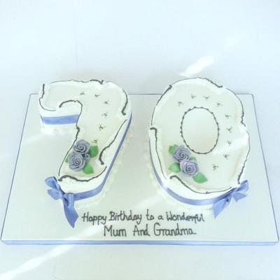 70th Birthday Cake - Cake by Claire Lawrence