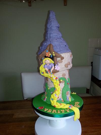 Rapunzel Tower cake - Cake by Tina Harrigan-James