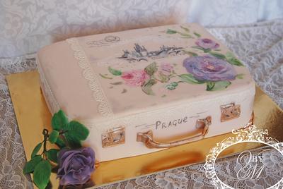 vintage suitcase - Cake by Art Cakes Prague