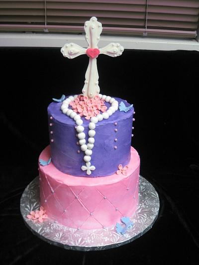 Baptism Cake - Cake by Crowning Glory