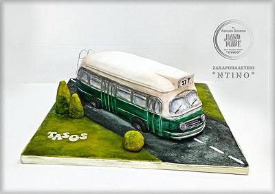 Old Bus Cake - Cake by Aspasia Stamou