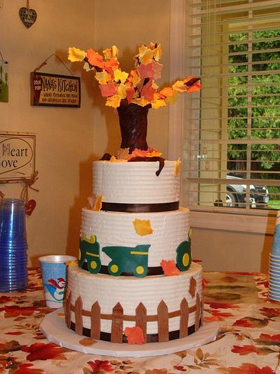 Fall Themed 60th Birthday - Cake by Fidanzos