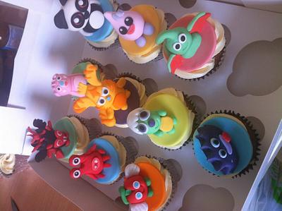 Moshi monsters cupcakes - Cake by Bakeaboocakes