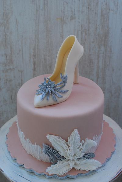 Manolo Blahnik swan- Lady shoe cake - Cake by Irena Mihaylova
