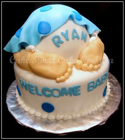 Baby Butt shower cake - Cake by Cake Sweet Cake By Tara